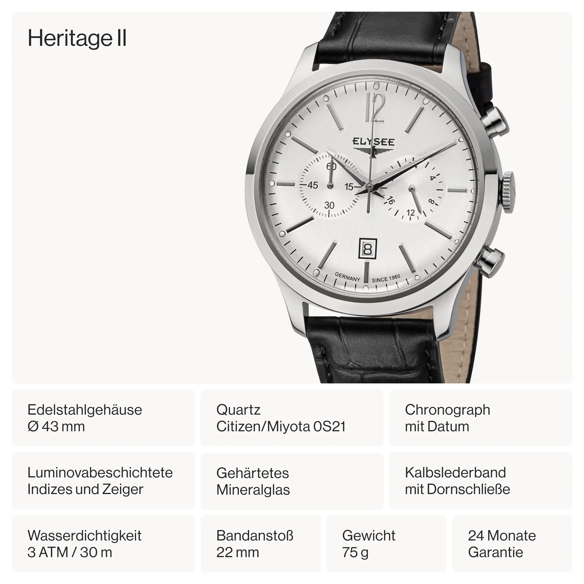 Heritage II - 18019 - Chronograph - Image 5