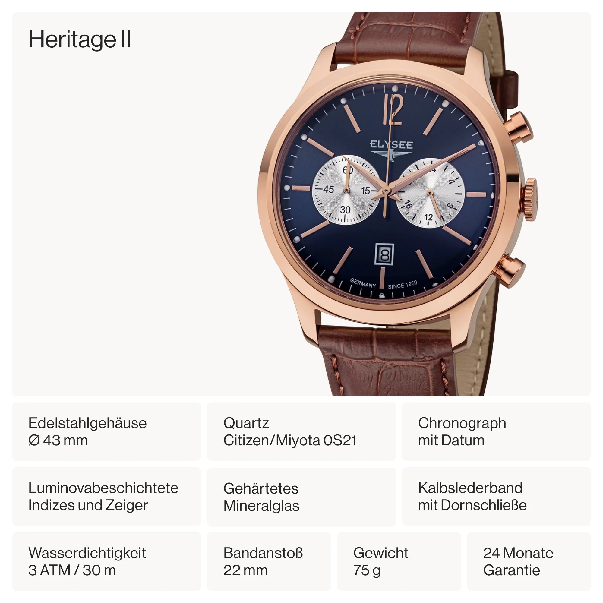 Heritage II - 18020 - Chronograph - Image 5