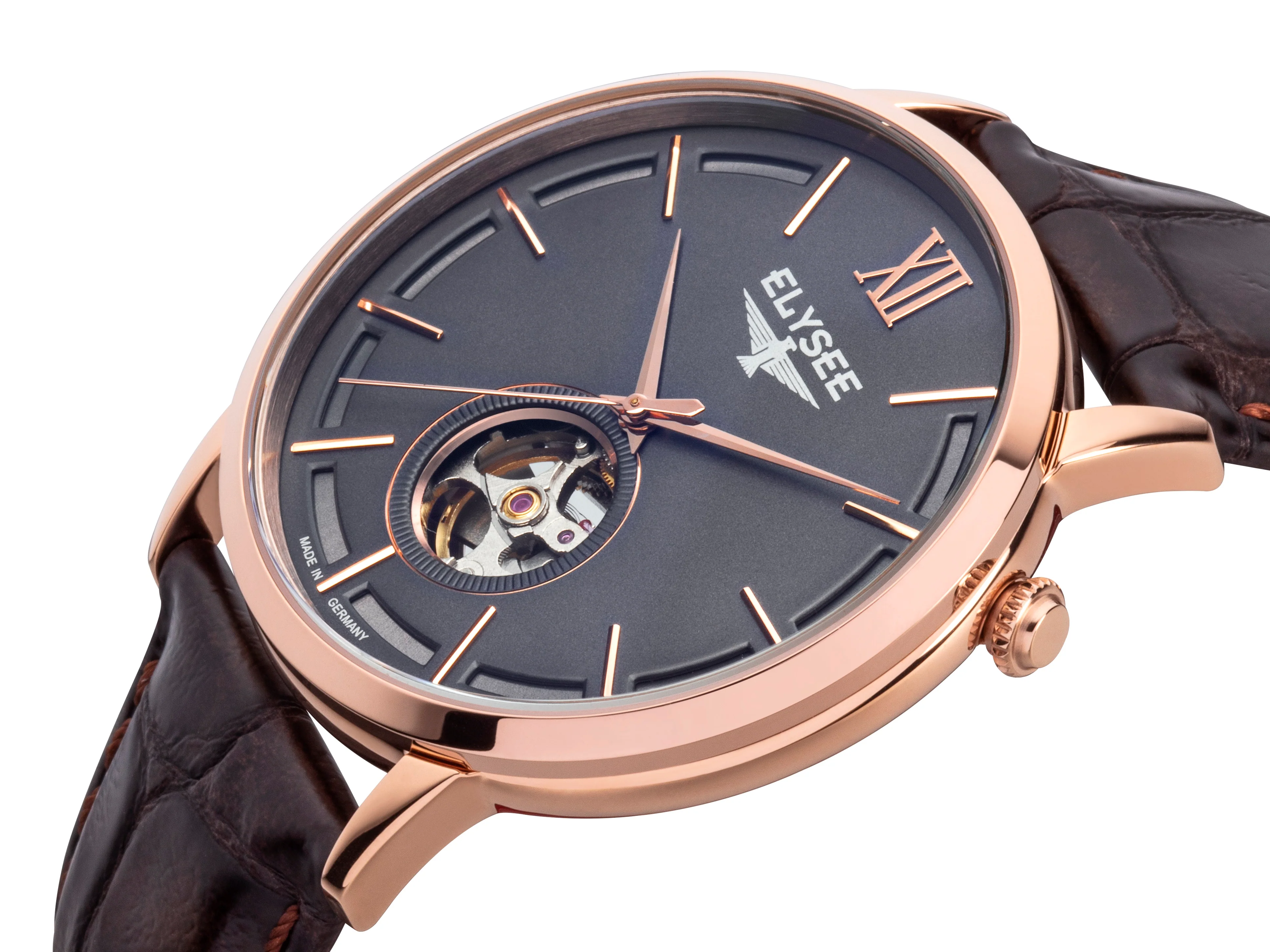 Elysee Picus Automatik-Analoguhr für Herren mit Lederarmband Herrenuhr - Image 2