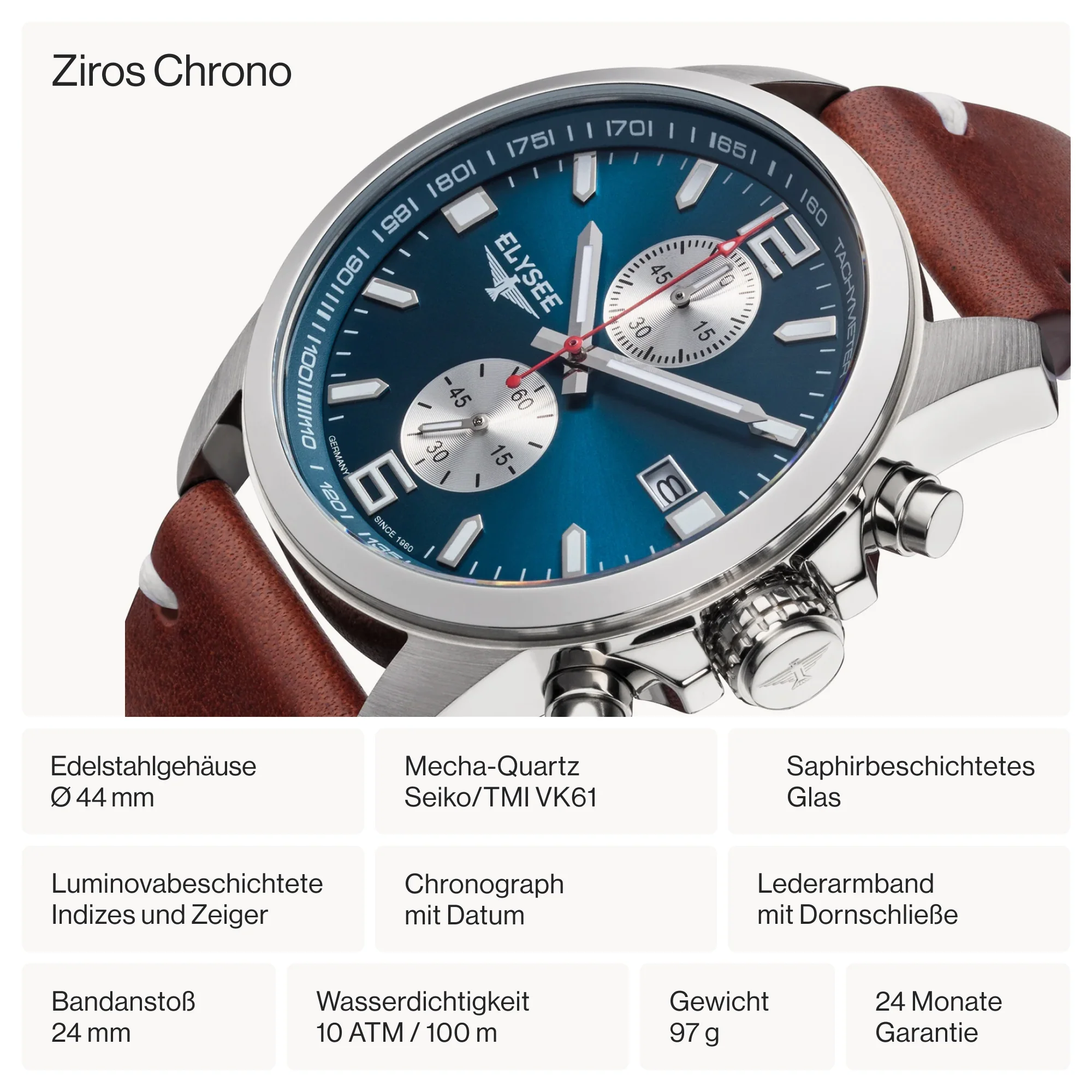 Ziros Chrono - 80576 - Chronograph - Image 3