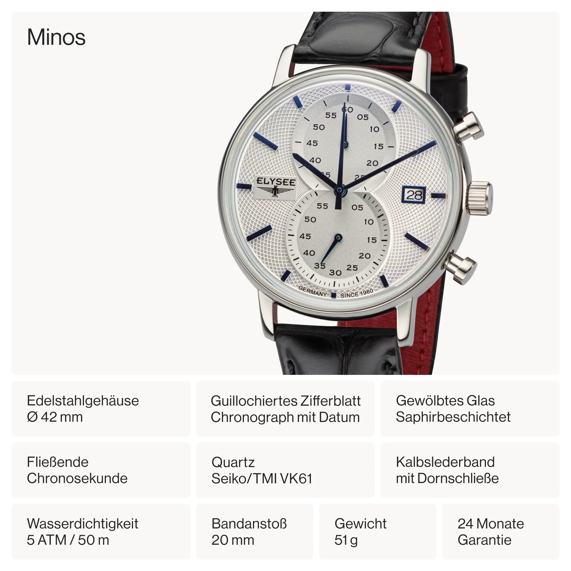 Minos - 83830 - Chronograph - Image 5