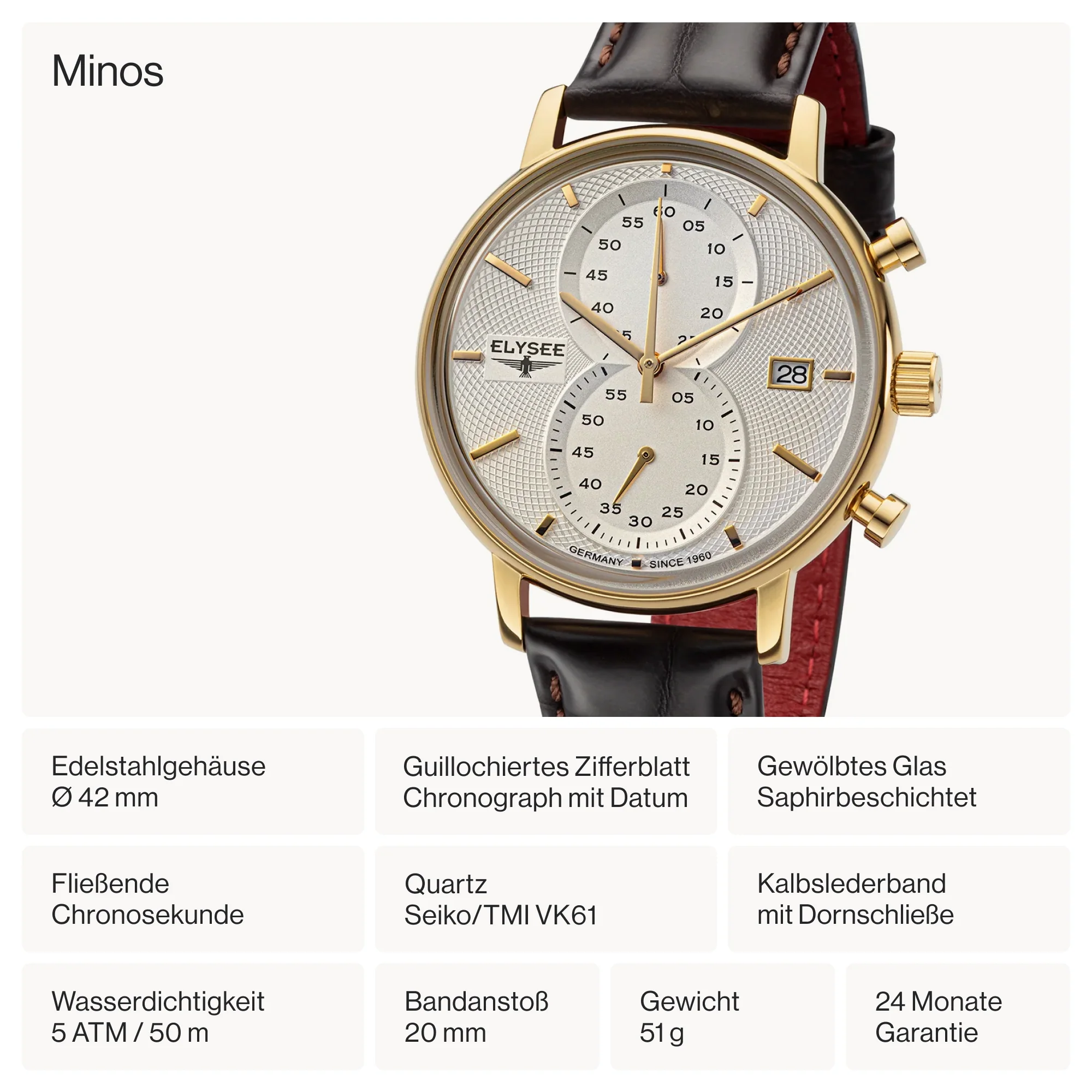 Minos - 83835 - Chronograph - Image 5