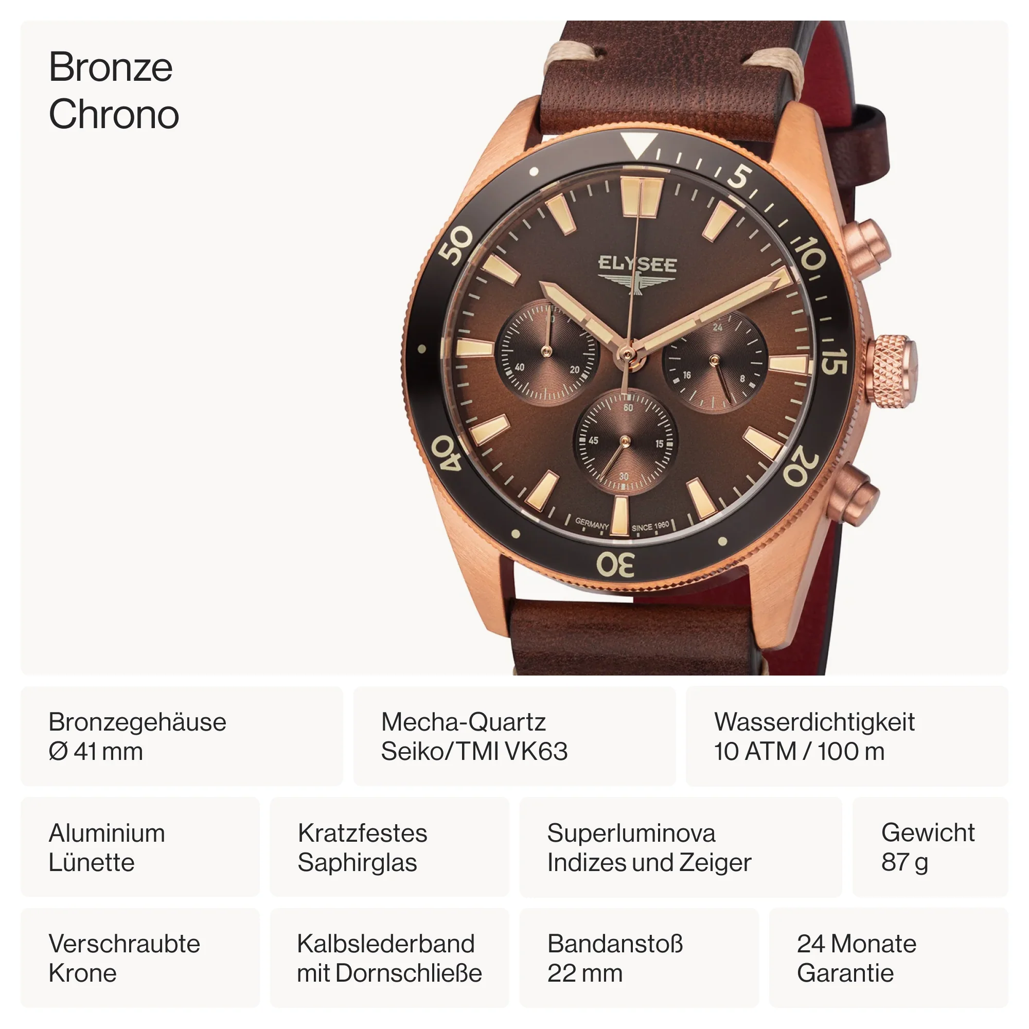 Bronze Chrono - 98030 - Chronograph - Image 5