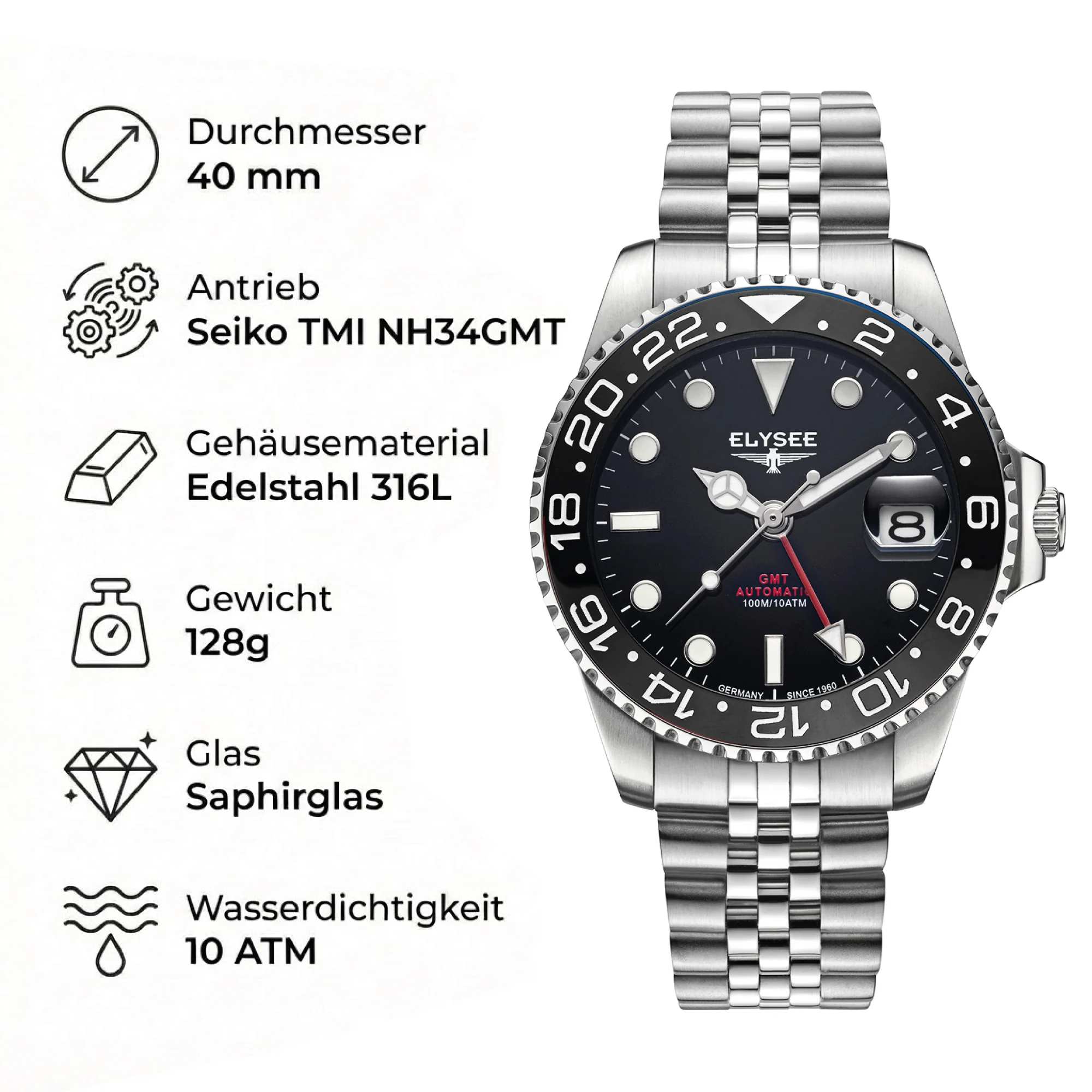 GMT AUTOMATIC Ceramic 80631 - Image 2
