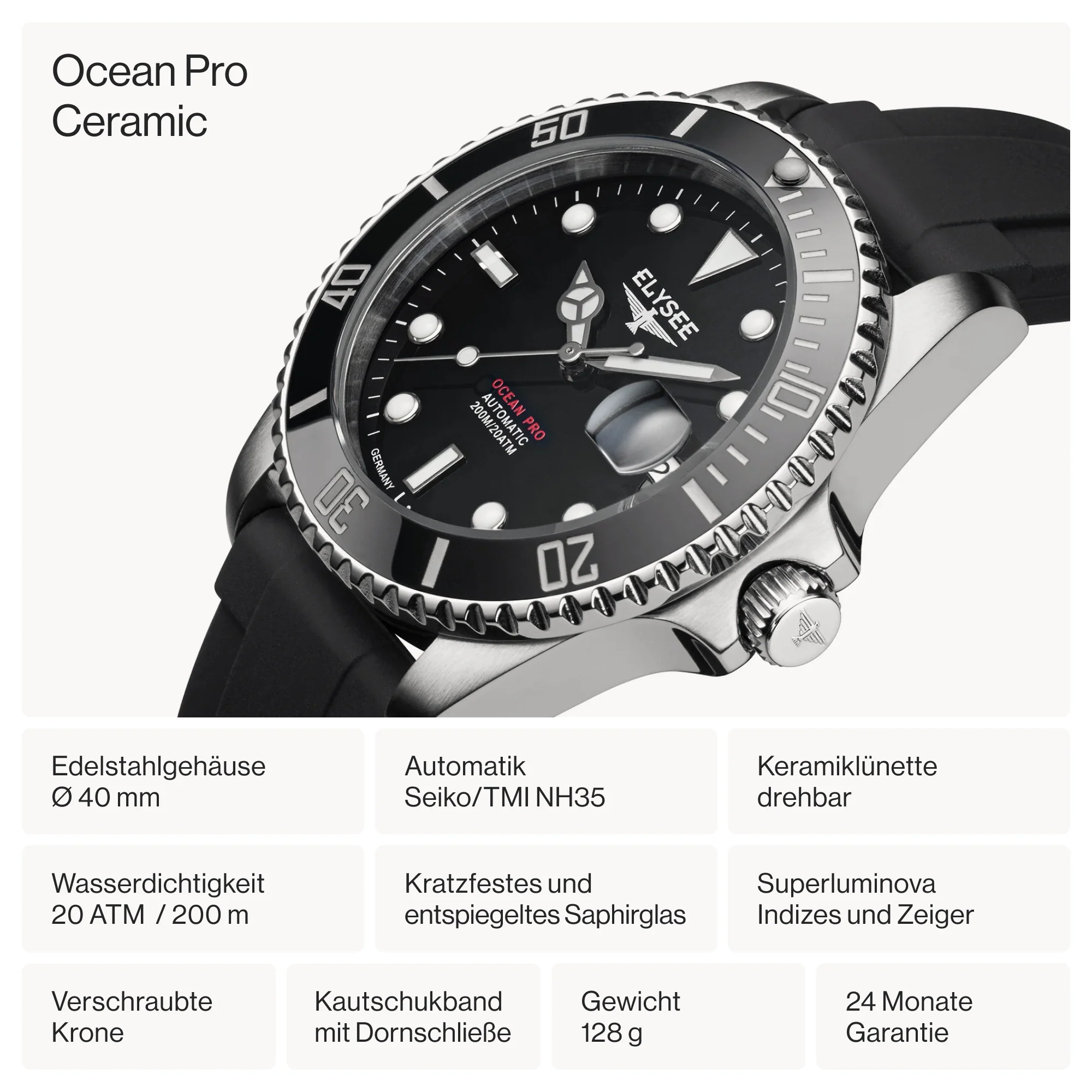 Ocean Pro Ceramic - 80588 - Automatikuhr - Image 8