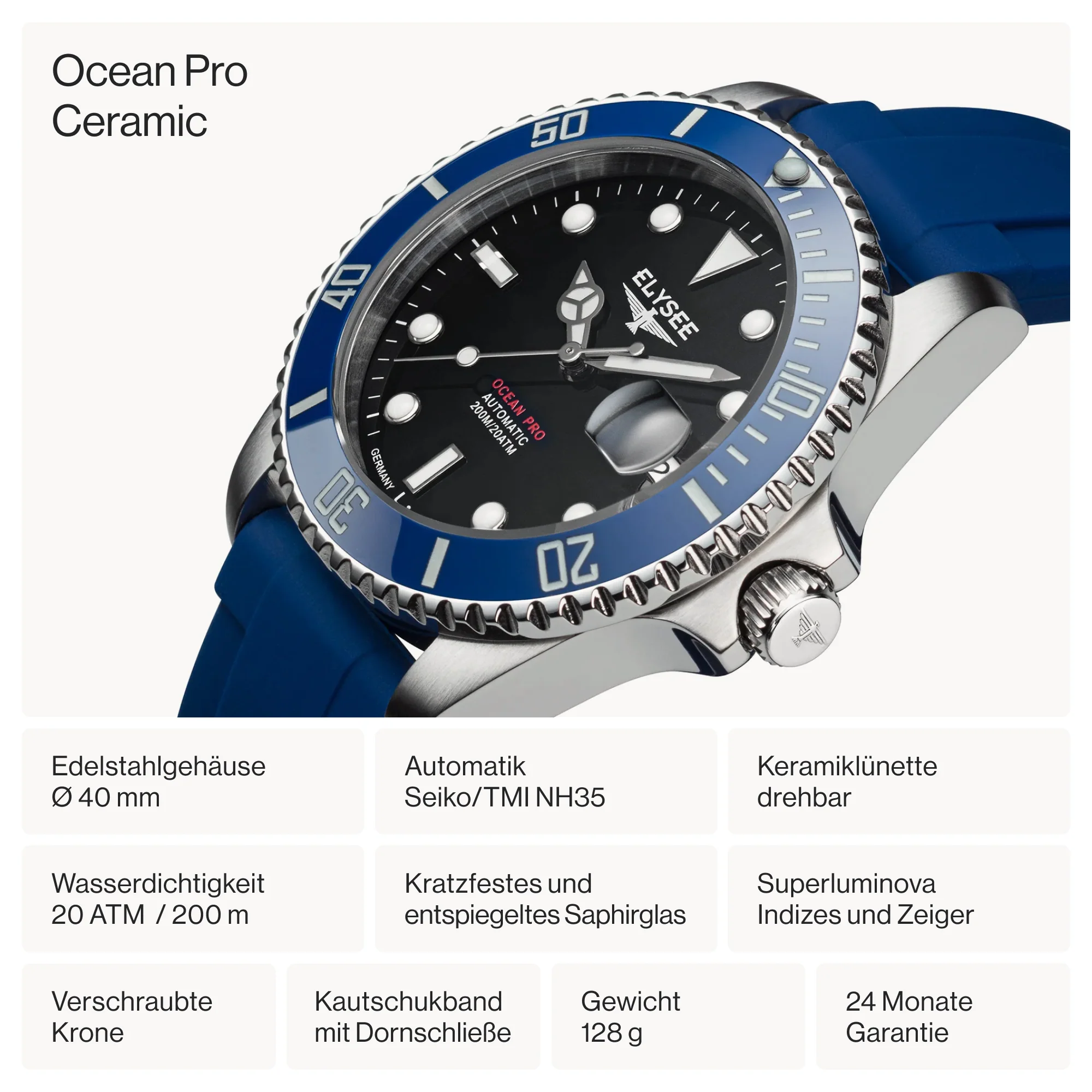 Ocean Pro Ceramic - 80589- Automatikuhr - Image 8